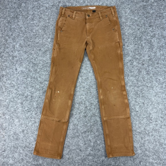 Carhartt 104296 Rugged Flex Relaxed Fit Double Front Work Pant Womens 2 Reg - Picture 2 of 16